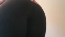 Getting out of my yoga pants to show you my pussy and butt! first time here, I'll come back if you like it!