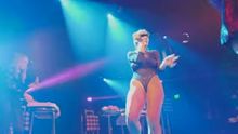 Niykee Heaton wearing a hot outfit onstage