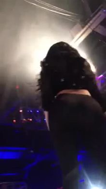 People grabbing Nicki Minaj's butt