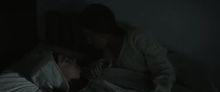 Aubrey Plaza & Kate Micucci kissing in The Little Hours (2017)