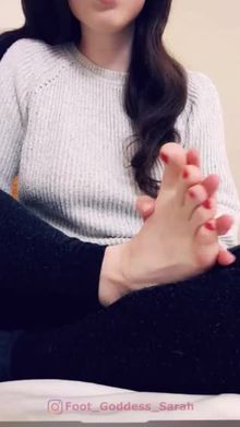 Don't you want to be the one licking my toes? ;)