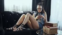 Sexy Hipster Chick, That is Probably Listening to Some Indie shit that she Thinks is Obscure but its Actually Not at All, gets Fucked and Creampied