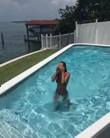 Walking out of the Pool