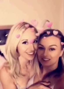 Natalia Starr and another baby making out on instagram