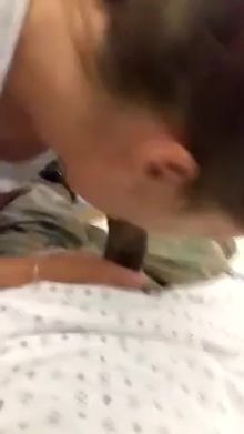 HORNY Nurse Blowing her Patient