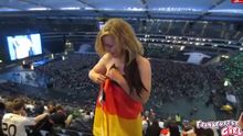 Flashing at public viewing in germany