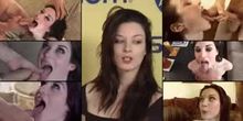 Stoya getting her face cummed on 6 times
